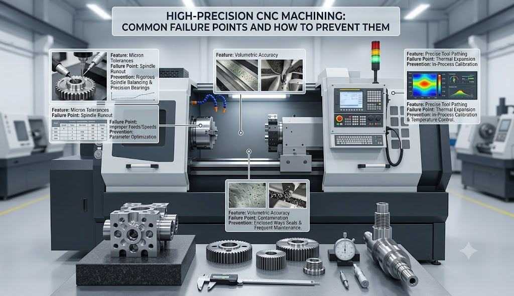 High Precision CNC Machining: Common Failure Points and How to Prevent Them
