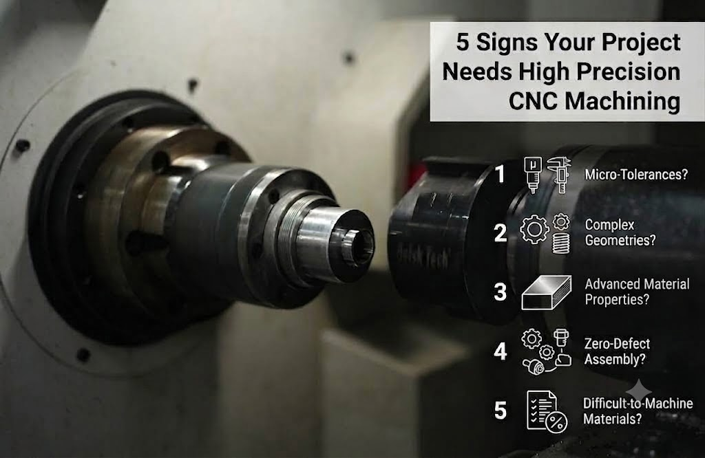5 Signs Your Project Needs High Precision CNC Machining
