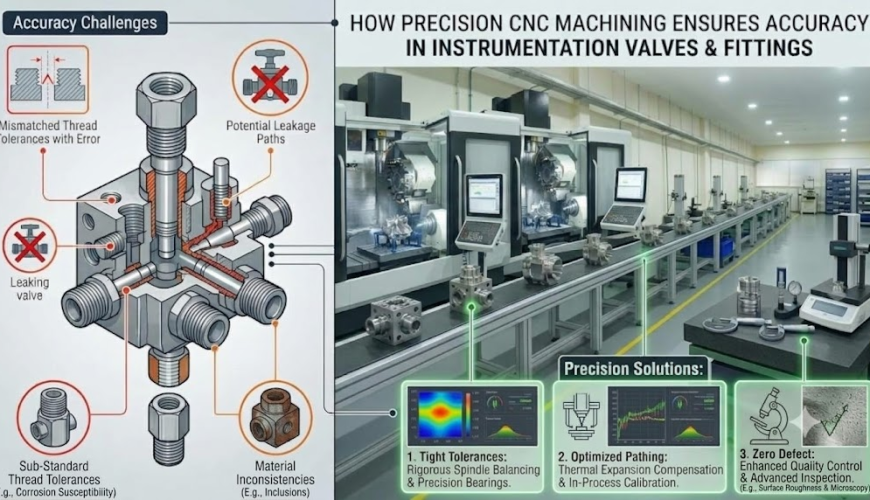 CNC Machining for Valves & Fittings